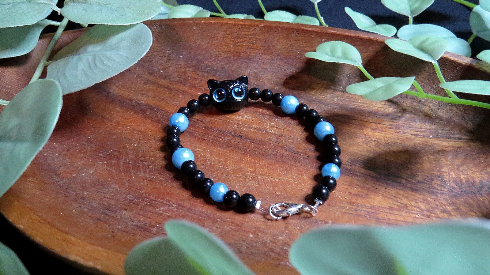 Bracelet black cat
